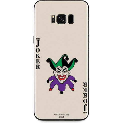 DC Comics The Joker Calling Card Galaxy S8 Plus Skin